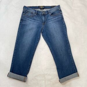 Lucky Brand Lolita Sweet ‘N Crop women’s denim jeans dungarees Size 10, waist 30